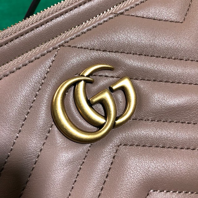 Gucci經典款女包 453878 古馳新款Marmont單肩斜挎小包 Gucci信封包 gucci兩包合一手拿包  gqy2532